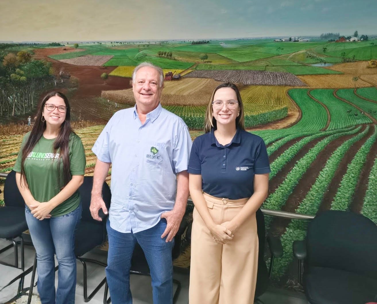 Reflore-MS se reune com Sistema Famasul e alinha campanha. ( foto: Fábio Duarte, assessor de comunicação).